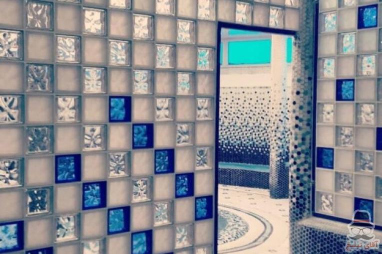 بلوک شیشه ای و موزائیک شیشه ای و تایل شیشه ای