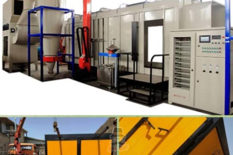 تولید تجهیزات خط رنگ پودری